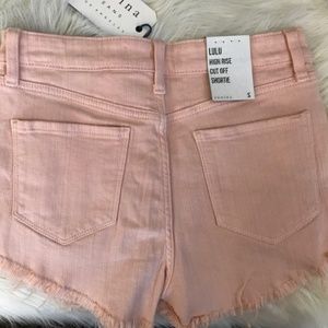 eunina Shorts - Eunina lulu high rise shorts in pink eunina Shorts - Eunina lulu high rise shorts in pink
